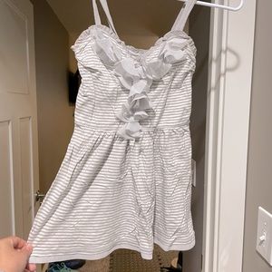 Abercrombie striped tank top